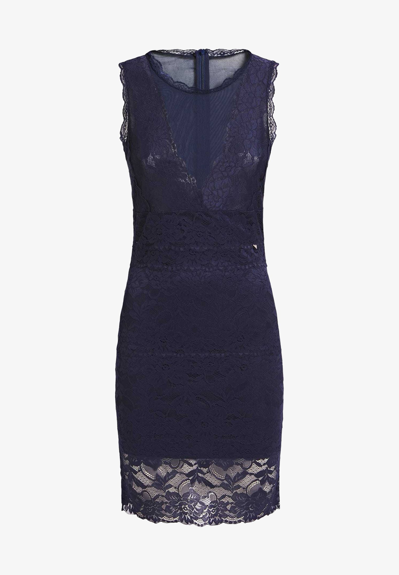 Guess Kleid Spitze Dunkelblau Guess Kleid Spitze Dunkelblau
