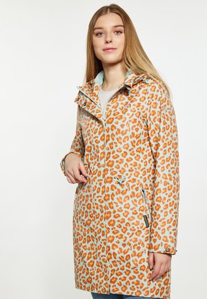 Schmuddelwedda Parka - pastellmint orange leo