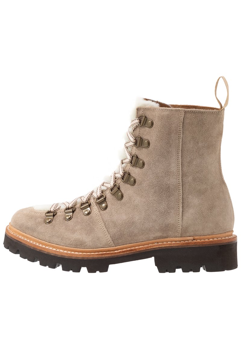 Grenson NANETTE - Botas de tornozelo com plataforma - maple