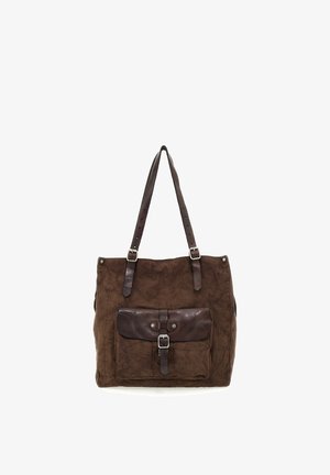 Campomaggi SATURNO - Shopping bag - v militare t moro