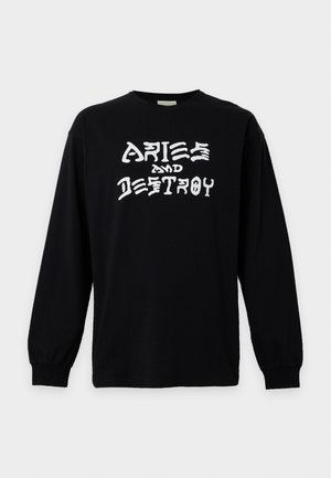 Aries, ARIES AND DESTROY TEE - T-shirt à manches longues - black