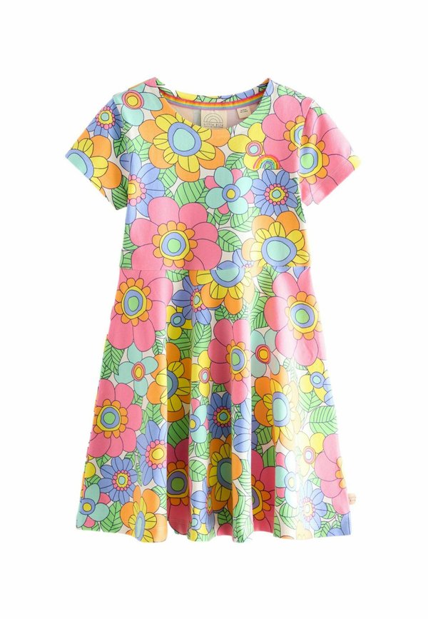 REGULAR FIT - SHORT SLEEVE  - Jerseykleid - floral