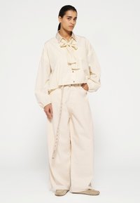 10DAYS BOTTOMS WIDE  - Pantaloni - ecru