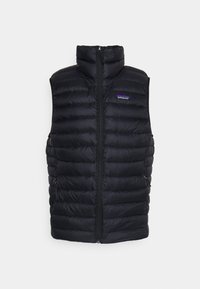 DOWN SWEATER VEST - Smanicato - black