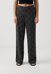 Vero Moda Petite - VMEASY WIDE PANTS  - Kelnės - black Miniatiūros vaizdas 1