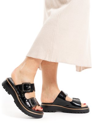 ara MALAGA - Pantolette flach - black