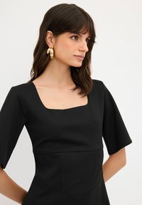 adL SQUARE NECK SHORT SLEEVE - Tubino - black