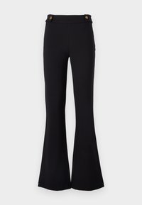 MAELICE BUTTONS FLARE PANT - Kalhoty - jet black