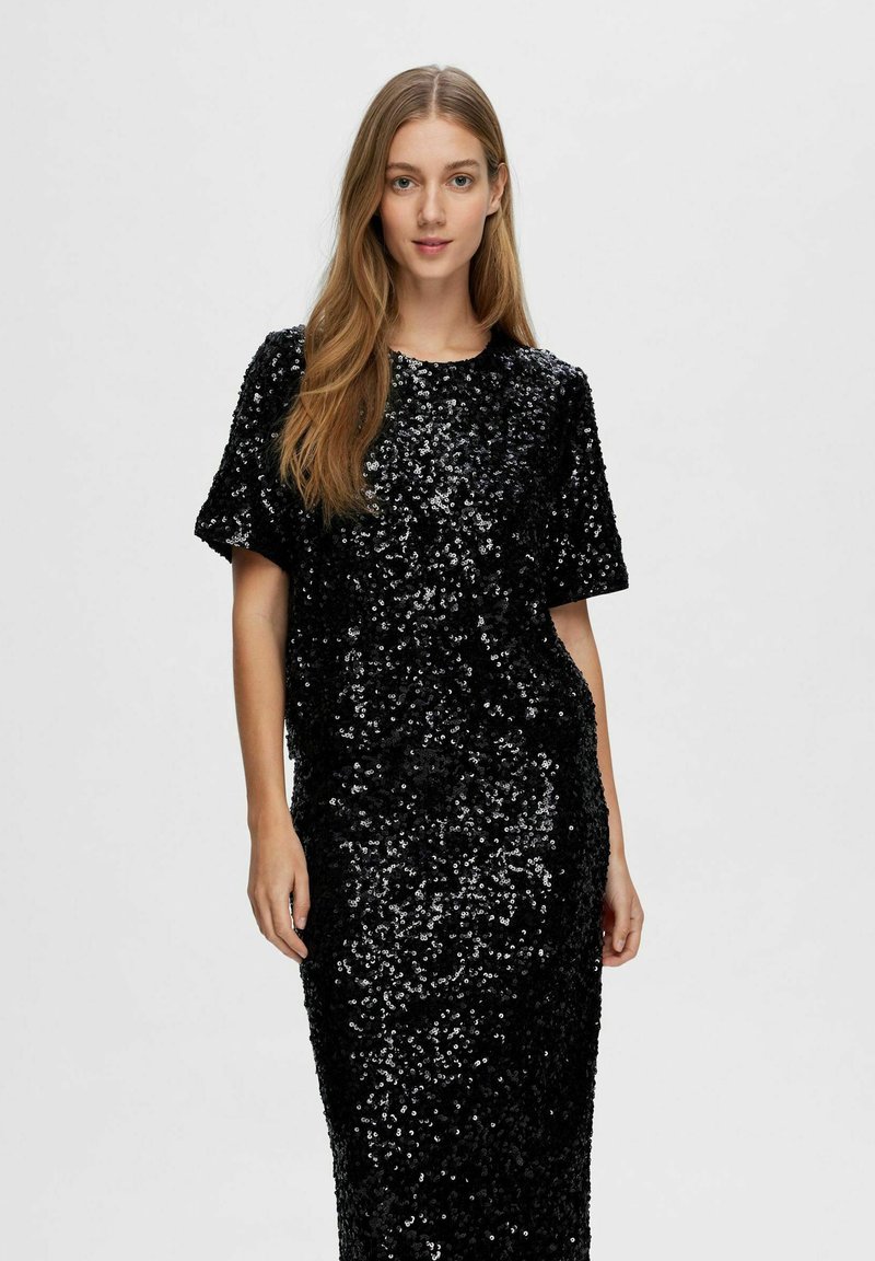 Rizzo Sequins Bluse - Black main image 1