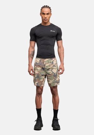 UTOPJA KOMBAT ACTIVE CARGO SHORTS MILITARY GREEN - Shorts - camouflage