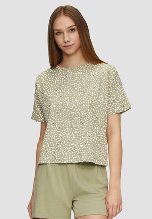 ALL OVER - T-shirt imprimé - helles olivgrün
