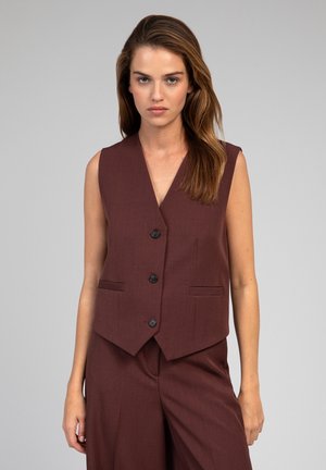 AN'GE KIMOLO - Veste sans manches - chocolat