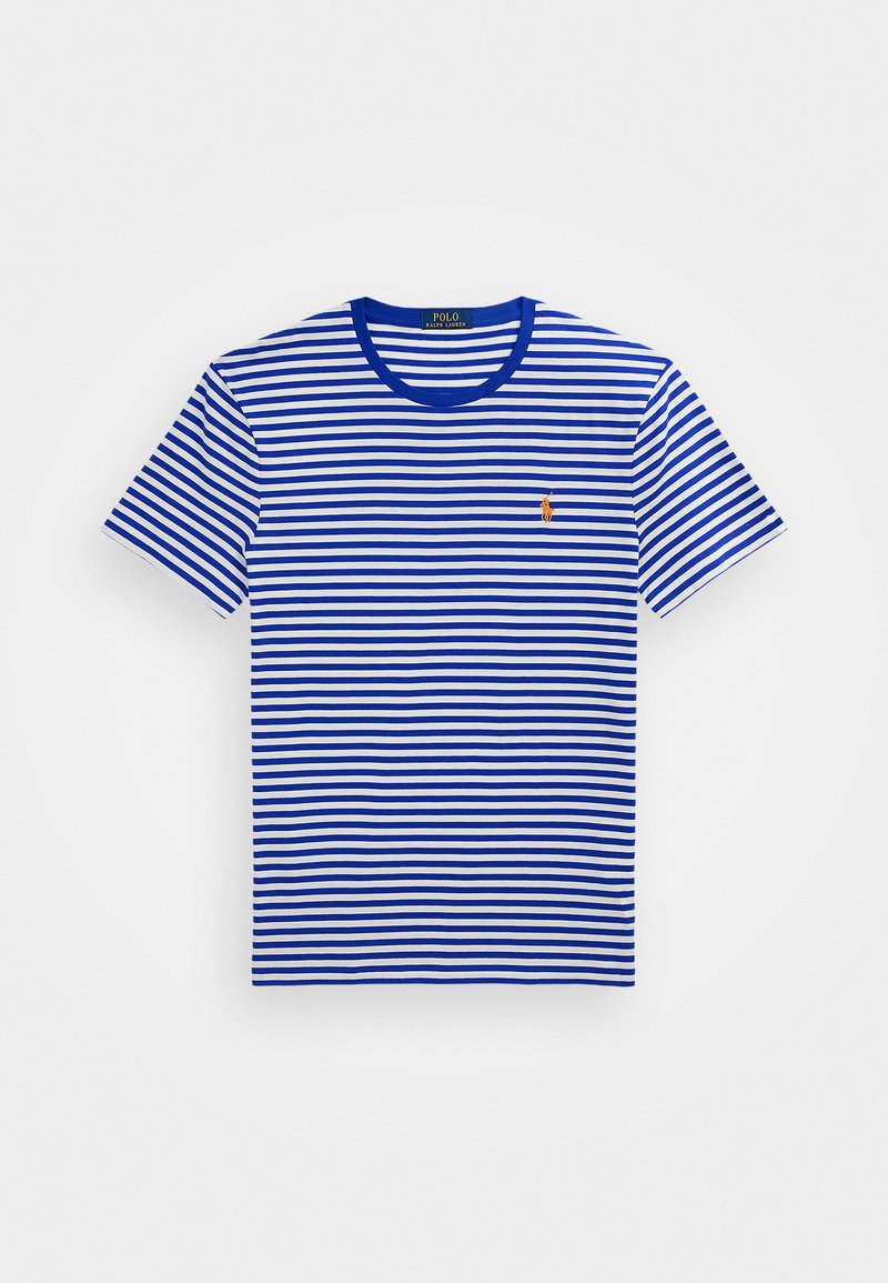 Polo Ralph Lauren SHORT SLEEVE - Print T-shirt - blue saturn/white