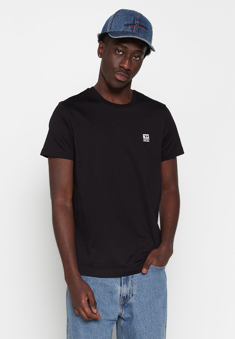 Diesel T-shirt basic zwart Diesel T-shirt basic zwart