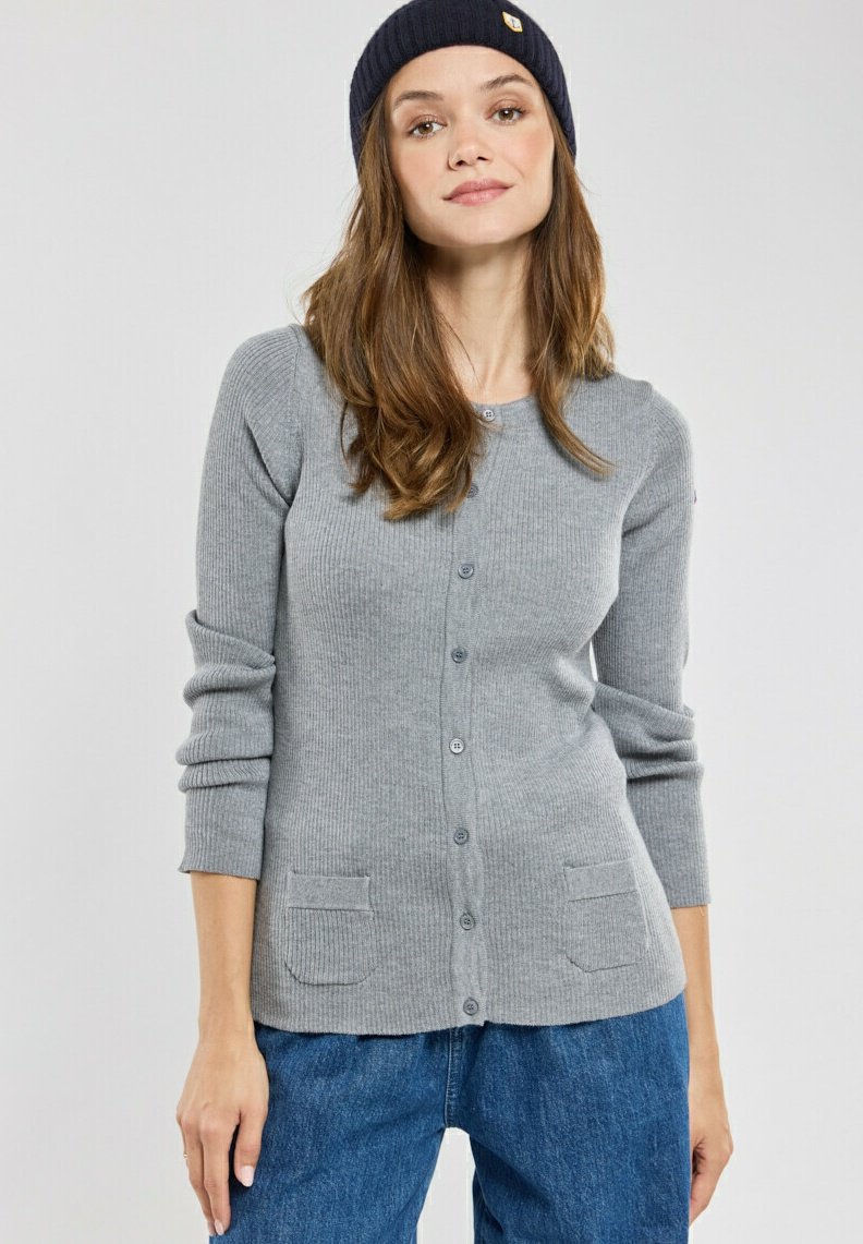 Armor lux GAÏA  - Gilet - gris chiné