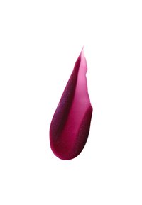 Smear of glossy, deep plum-colored lipstick with subtle shimmer on a white background.