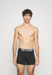 Only & Sons ONSFITZ BOLD LOGO TRUNK 3 PACK - Calzoncillos - black