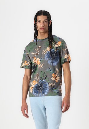 JJHAWAII TEE CREW NECK - T-shirt con stampa - castlerock