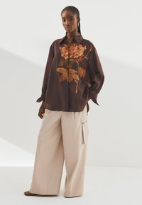 Next LONG SLEEVE - Košilová halenka  - brown rose