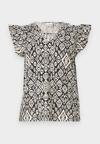 LINNO - Blouse - black diamond ikat