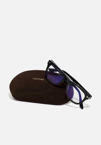 Tom Ford UNISEX - Sinistä valoa suodattavat lasit - shiny black