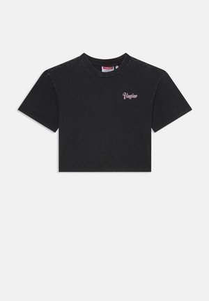 HARMONY - Print T-shirt - washed black