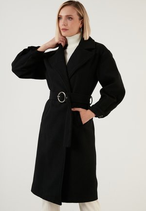 REGULAR FIT - Trench - black