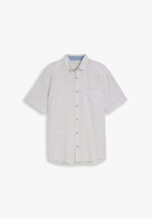 TOM TAILOR, Camisa - white/leaf green small stripe
