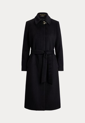 Lauren Ralph Lauren, BUCKLE-TRIM BELTED WOOL-BLEND COAT - Класическо палто - black