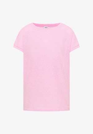 Cecil, T-SHIRT MIT BOATNECK IM AJOUR-LOOK - T-shirt basic - light blush rose