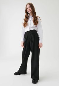 Next - WIDE LEG  - Broek - black Miniatuurafbeelding 1