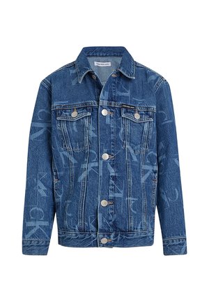 LOGO TRUCKER - Giacca di jeans - radiant blue laser rgd