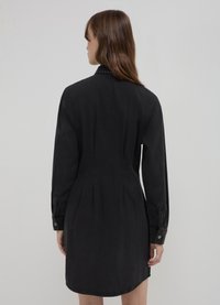 Calliope AVEC CLOUS - Robe en jean - noir