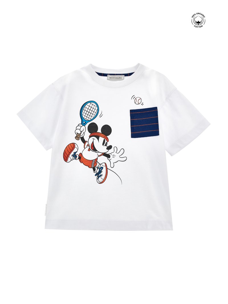 Monnalisa T-shirt print wit