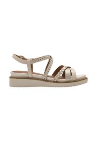 Tamaris Sandale s punim potplatom - ivory