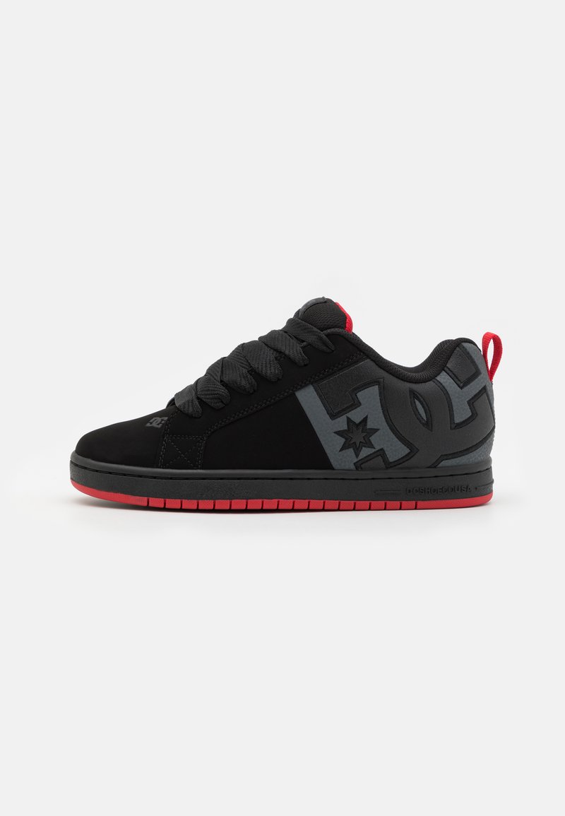 DC Shoes - COURT GRAFFIK UNISEX - Gördeszkacipők - black/grey/red, Nagyítás