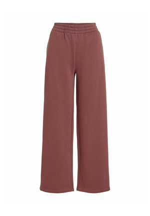 VILA, SWEAT PANTS VIVERA HIGH WAIST - Tracksuit bottoms - rose brown