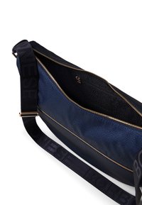 Borbonese LUNA MEDIUM CON ZIP - Cross body bag - blue
