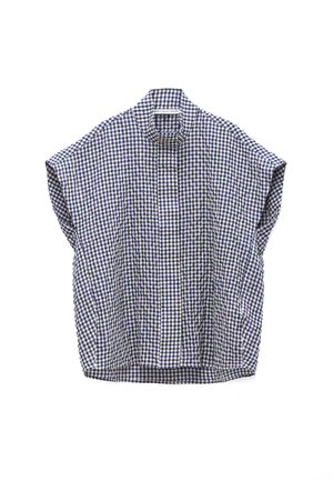 ADOLFO DOMINGUEZ, ADOLFO DOMINGUEZ GINGHAM SEERSUCKER SHIRT GINGHAM SEERSUCKER SHIRT - Camicia - blue check