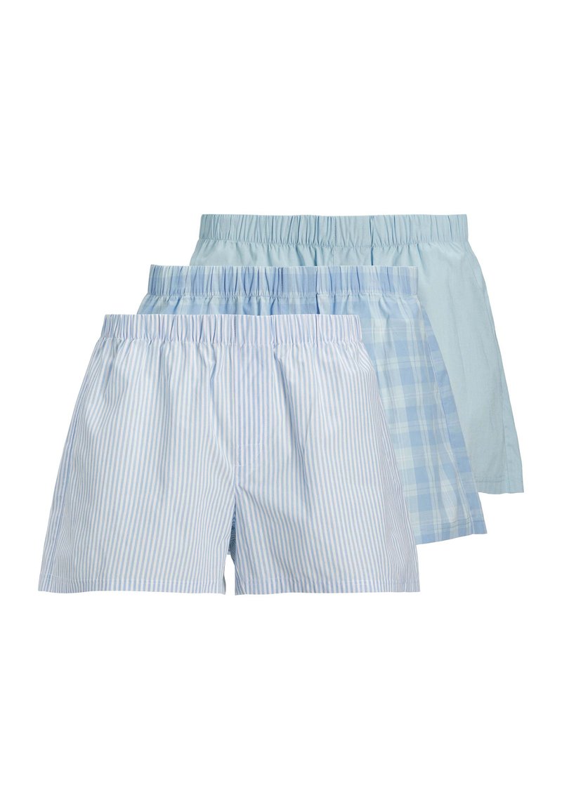 Jack & Jones - JACMILANO 3 PACK - Boxer shorts - chambray blue pack:chambray striped  skyway checks, Enlarge
