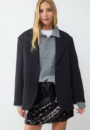 Balmohk, Straight-cut - Blazer - black