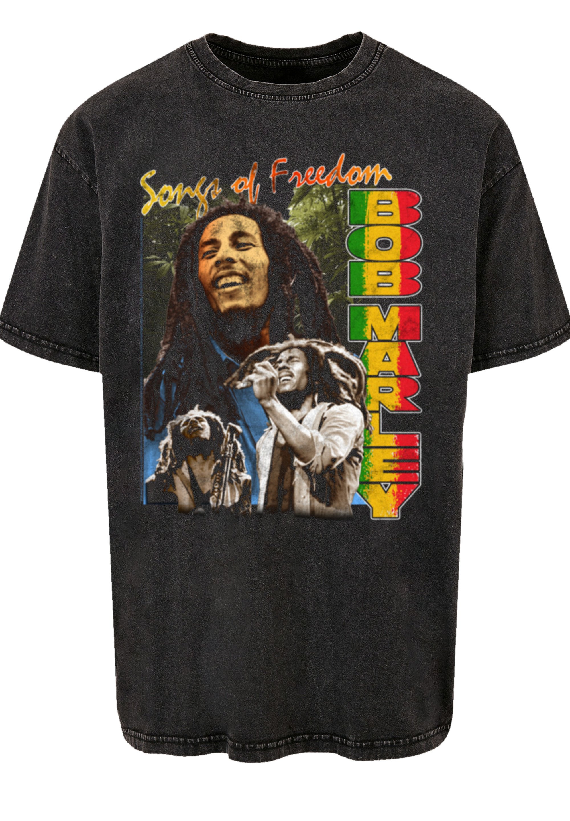 F4NT4STIC BOB MARLEY FREEDOM VINTAGE REGGAE MUSIC - Print T-shirt