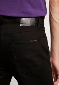 Nudie Jeans Jeans a sigaretta - black denim