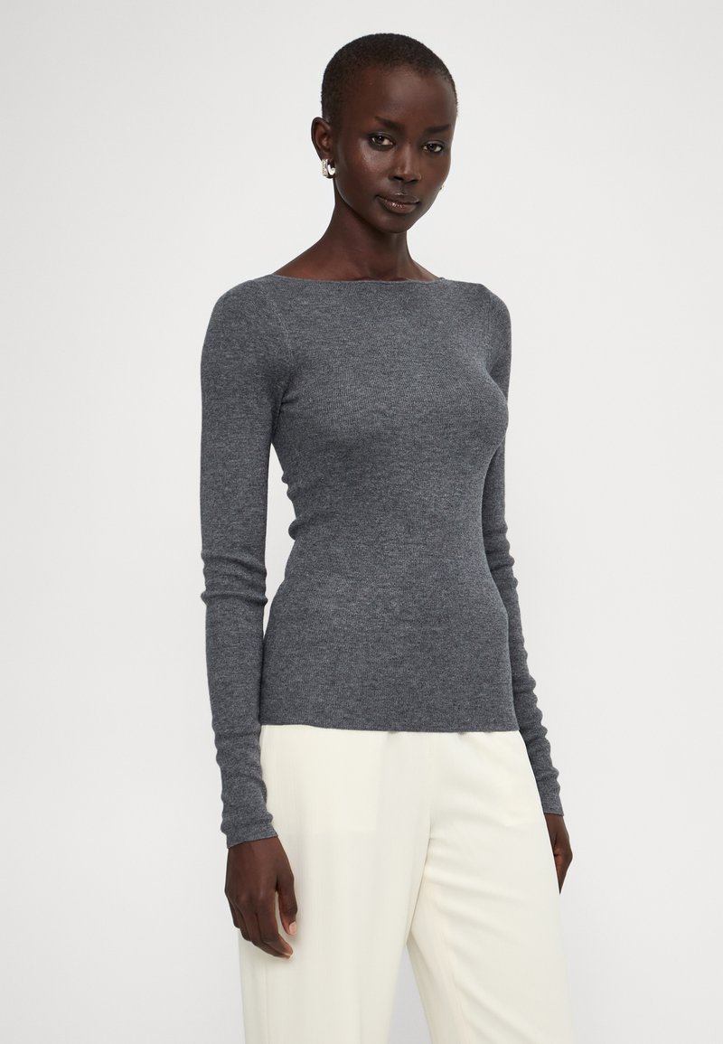 Tiger of Sweden KATHRIN - Striktrøje - medium grey melange