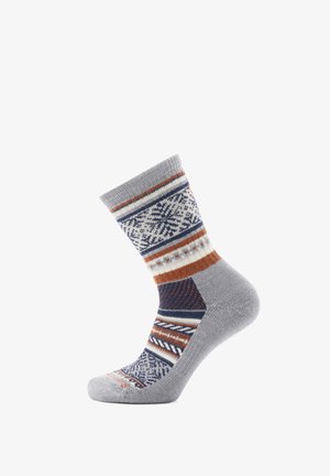 Smartwool EVERYDAY FAIR ISLE CREW - Sportsocken - light gray