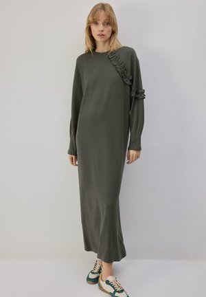 RUFFLED - Denné šaty - khaki