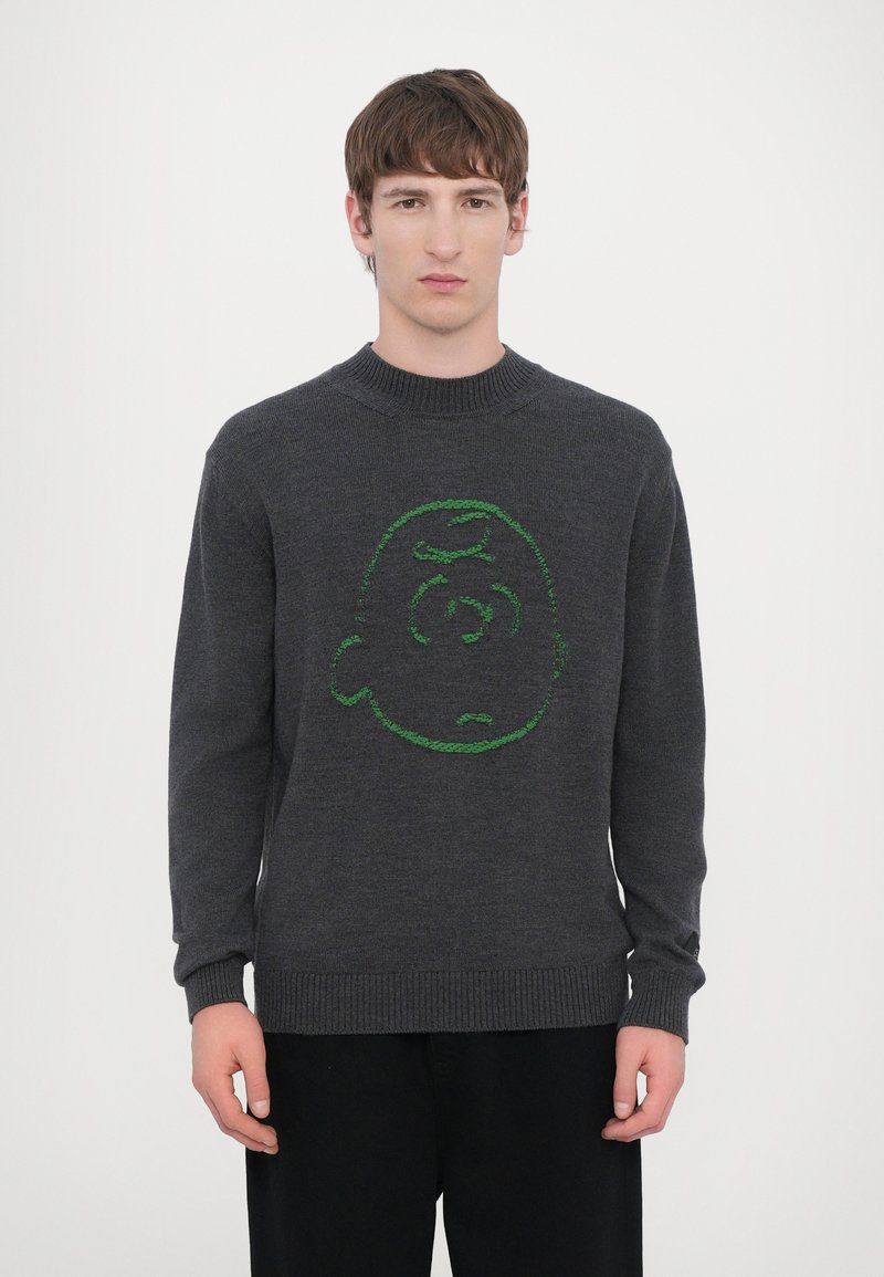 Iceberg MAGLIA GIROCOLLO - Stickad tröja - antracite