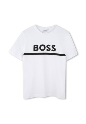 BOSS Kidswear TEE-SHIRT MANCHES COURTES - T-shirt print - blanc