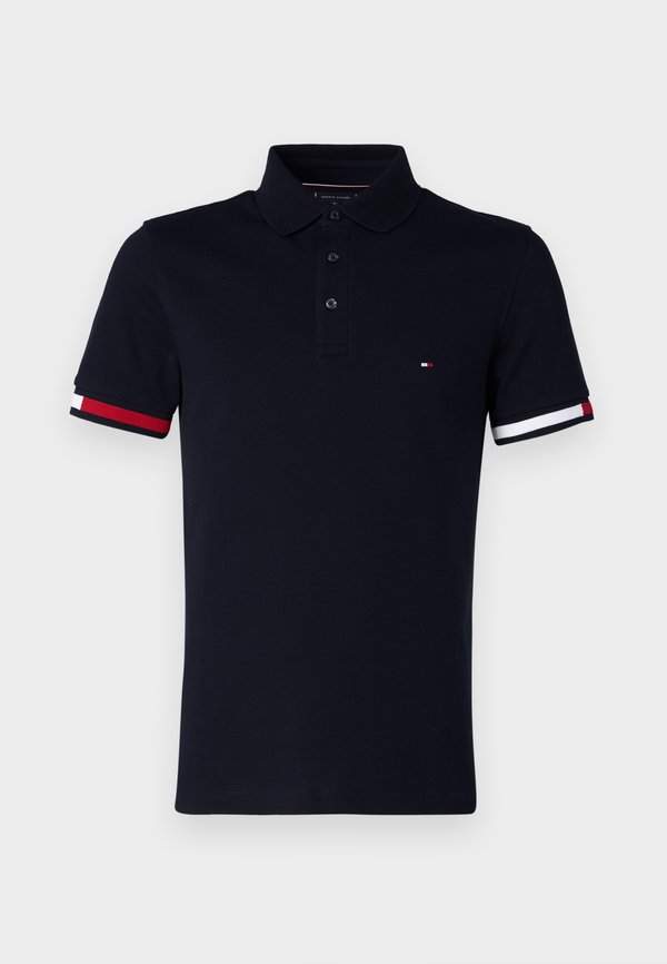 FLAG CUFF SLIM - Polo shirt - desert sky2