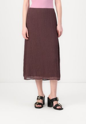 VIRA SKIRT - Blyantskjørt - raisin